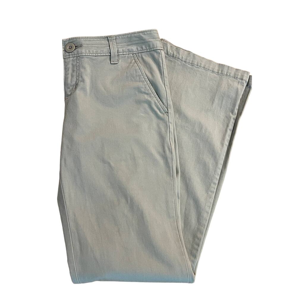 SO‎ Beige Khaki Wide Flare Straight Leg Chino Pants Juniors 7 Y2K Preppy Retro